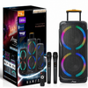 Enceinte Nomade Bluetooth Party Box 308 AMAZ - Double 8 Pouces avec LED