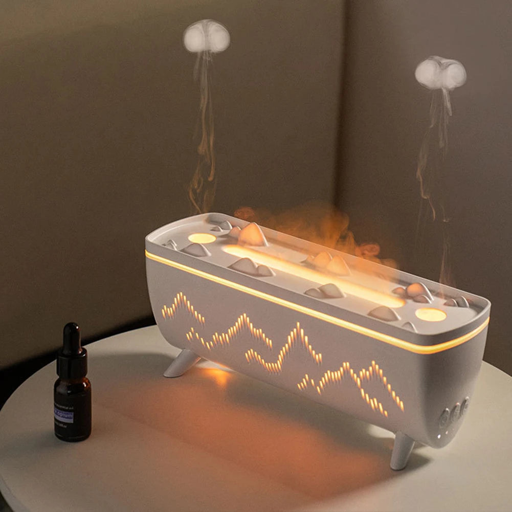 Diffuseur d'Huiles Essentielles avec Minuteur et Lumières Nocturnes