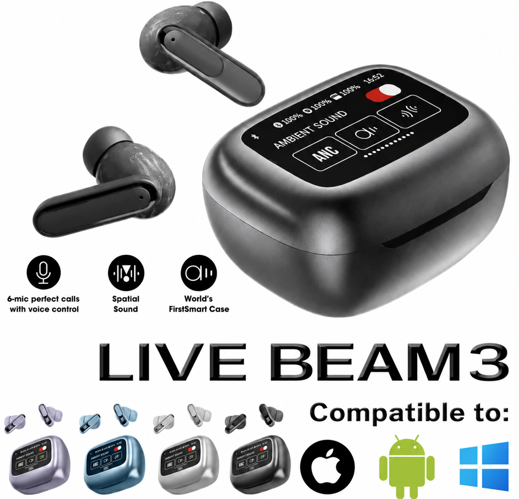 Ecouteurs LIVE BEAM 3 : Le son premium qui te suit partout