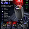 Chargeur Auto 5-en-1 : Votre Solution de Recharge Ultime