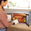 Four à pizza électrique professionnel double porte en verre WINNING STAR – 100L/120L