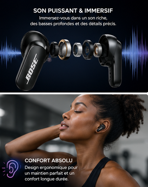 Ecouteurs sans fil Bose K50 Ultra