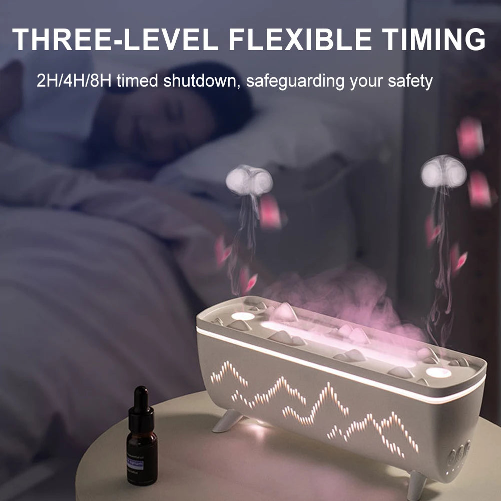 Diffuseur d'Huiles Essentielles avec Minuteur et Lumières Nocturnes