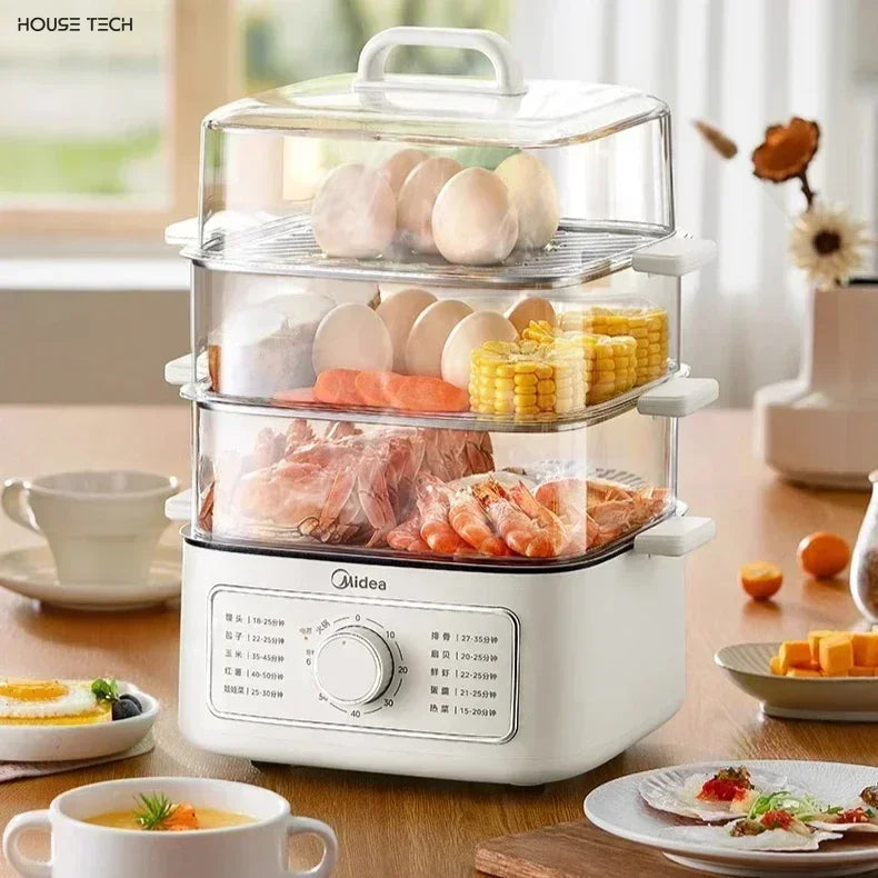 Cuit-vapeur électrique multifonctionnel – Cuisine saine et facile