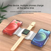 Station de Charge Magnétique Pliable Original Qi2 3-en-1 - Le Chargeur de Voyage Ultime 30W