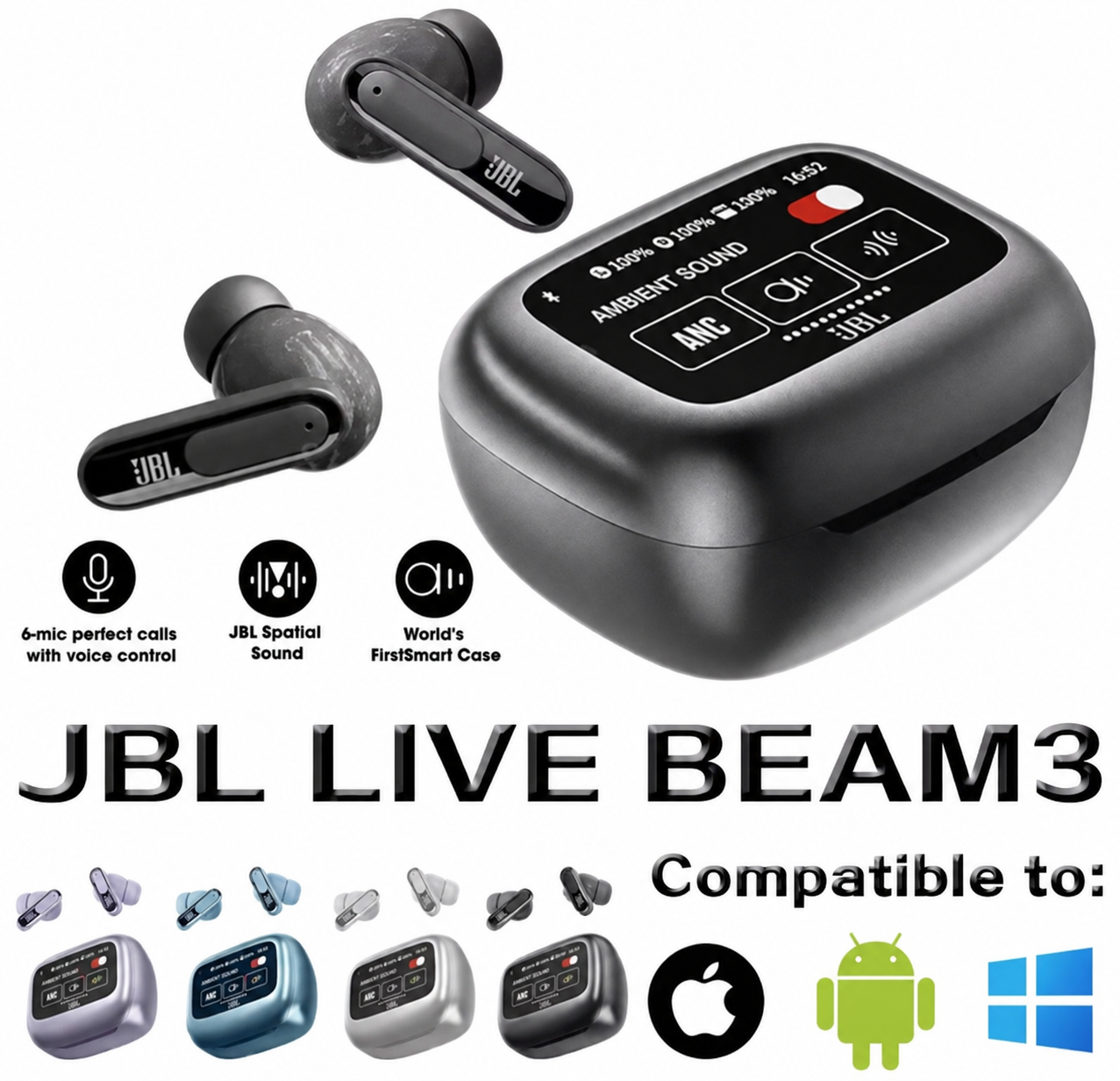 Ecouteurs LIVE BEAM 3 : Le son premium qui te suit partout