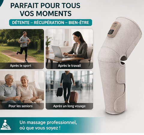 Le Masseur à Compression d'Air Ultime: Revitalisez Vos Jambes