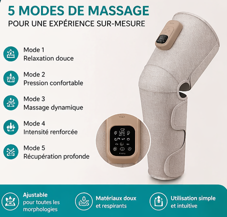 Le Masseur à Compression d'Air Ultime: Revitalisez Vos Jambes