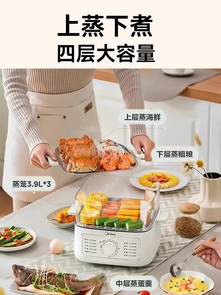 Cuit-vapeur électrique multifonctionnel – Cuisine saine et facile