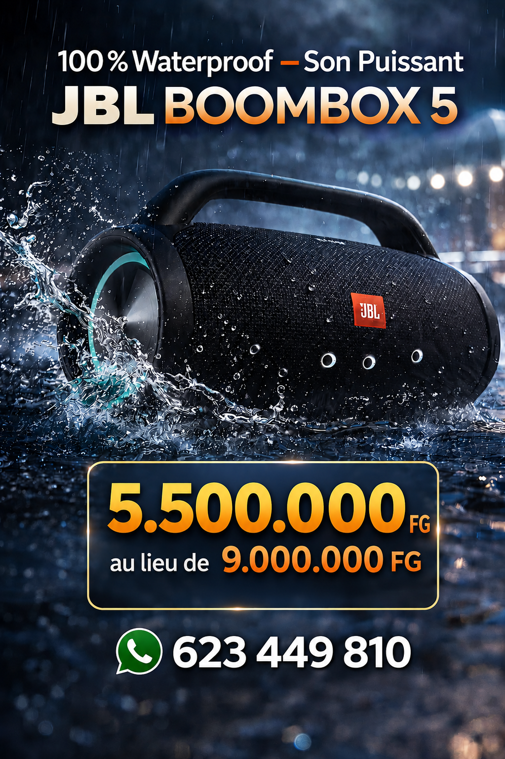 JBL Boombox 5 : L'Expérience Sonore Ultime