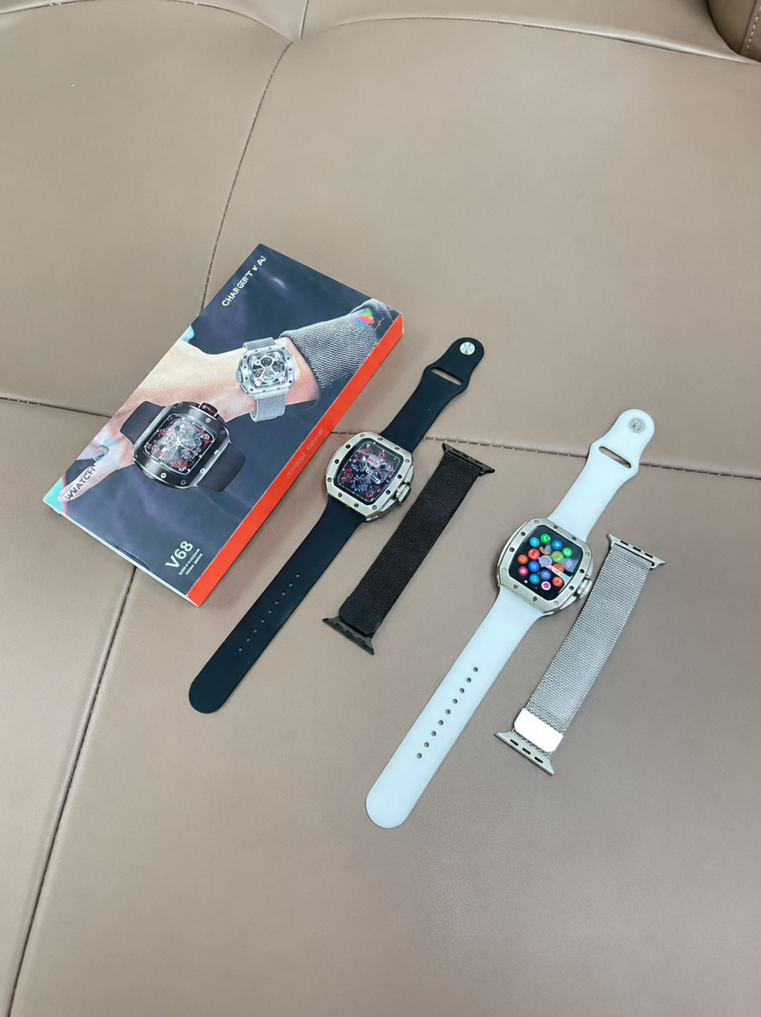 Montre Connectée Aura V68- Votre Partenaire Cardio et Vitalité au Quotidien