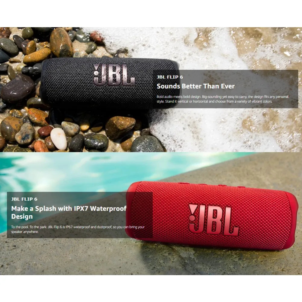 JBL Flip 6 Enceinte Bluetooth Portable Haute Performance