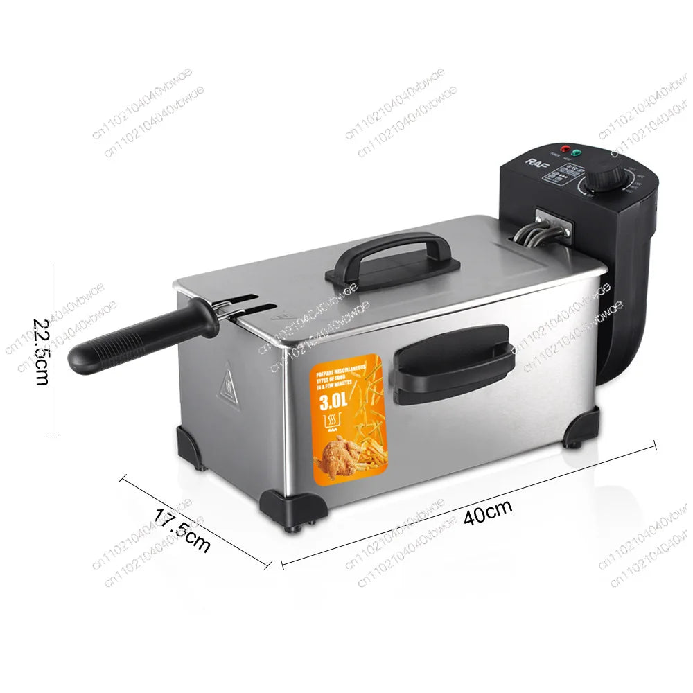 Friteuse Électrique Sokany 3L - Le Croustillant Professionnel à la Maison