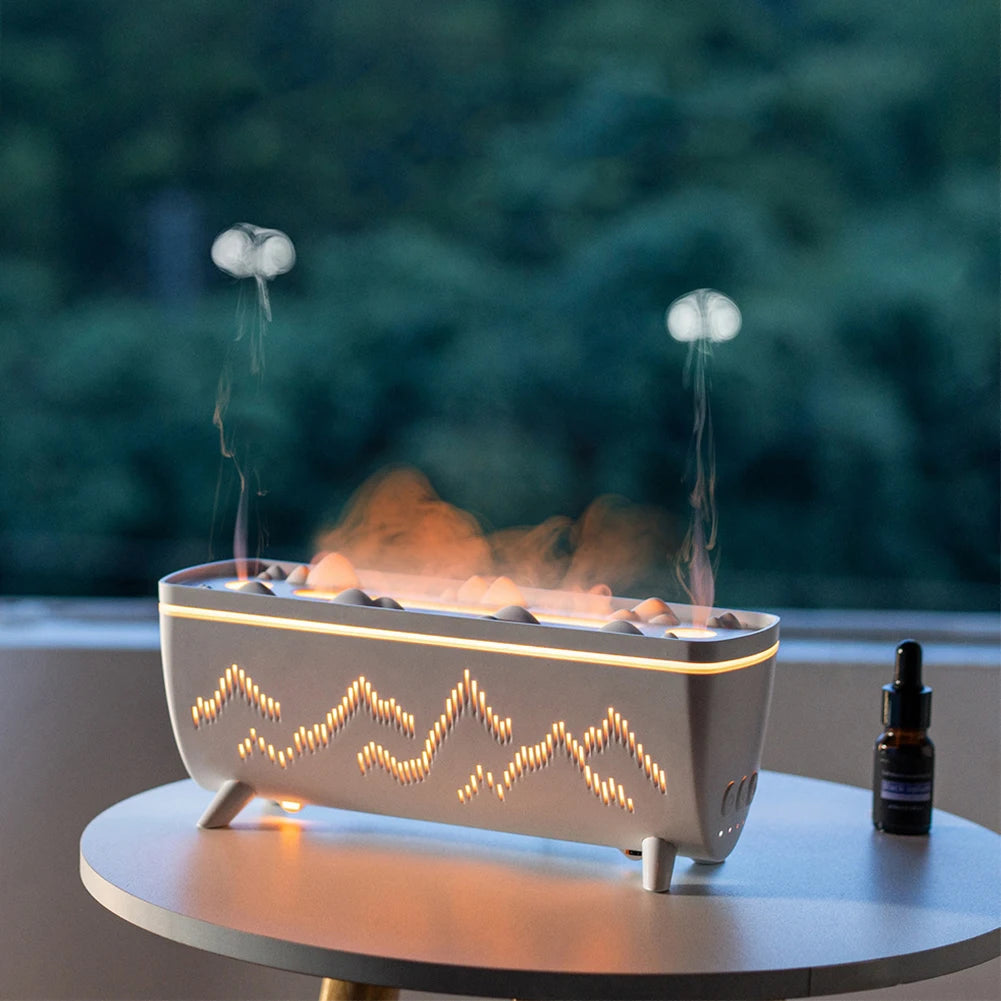 Diffuseur d'Huiles Essentielles avec Minuteur et Lumières Nocturnes
