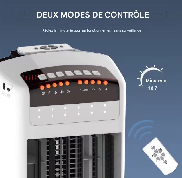 Ventilateur Climatisé Portable Rechargeable Arctique Ultra