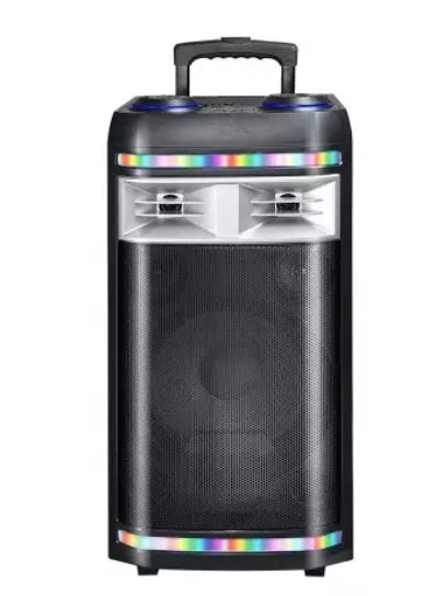 Haut-parleur, Système Audio Numérique AVCROWNS , P.M.P.O 100W, 12 pouces, à haute efficacité USB/TF & AUX