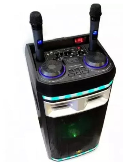 Haut-parleur, Système Audio Numérique AVCROWNS , P.M.P.O 100W, 12 pouces, à haute efficacité USB/TF & AUX