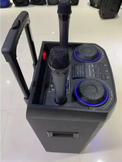 Haut-parleur, Système Audio Numérique AVCROWNS , P.M.P.O 100W, 12 pouces, à haute efficacité USB/TF & AUX