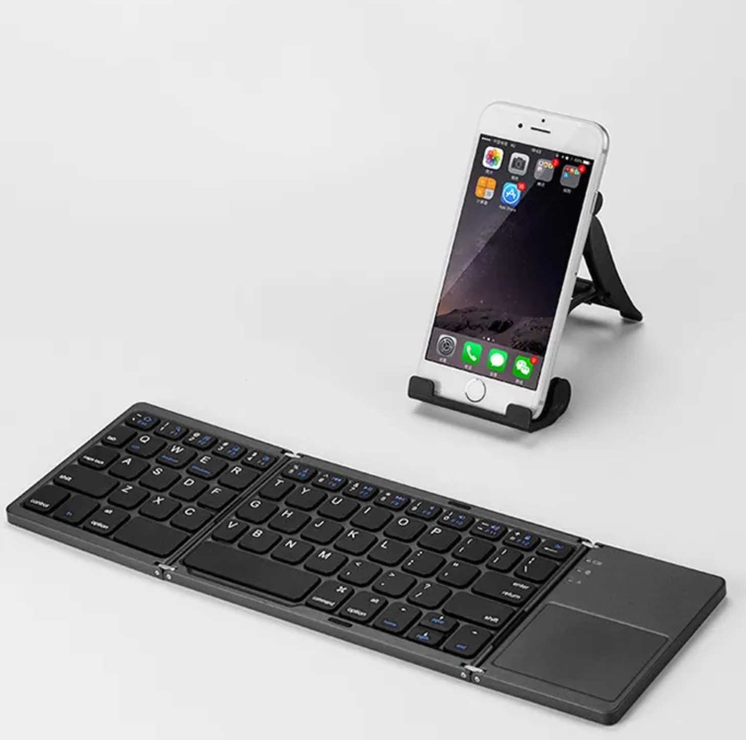 Clavier Bluetooth Pliable avec Touchpad Intégré