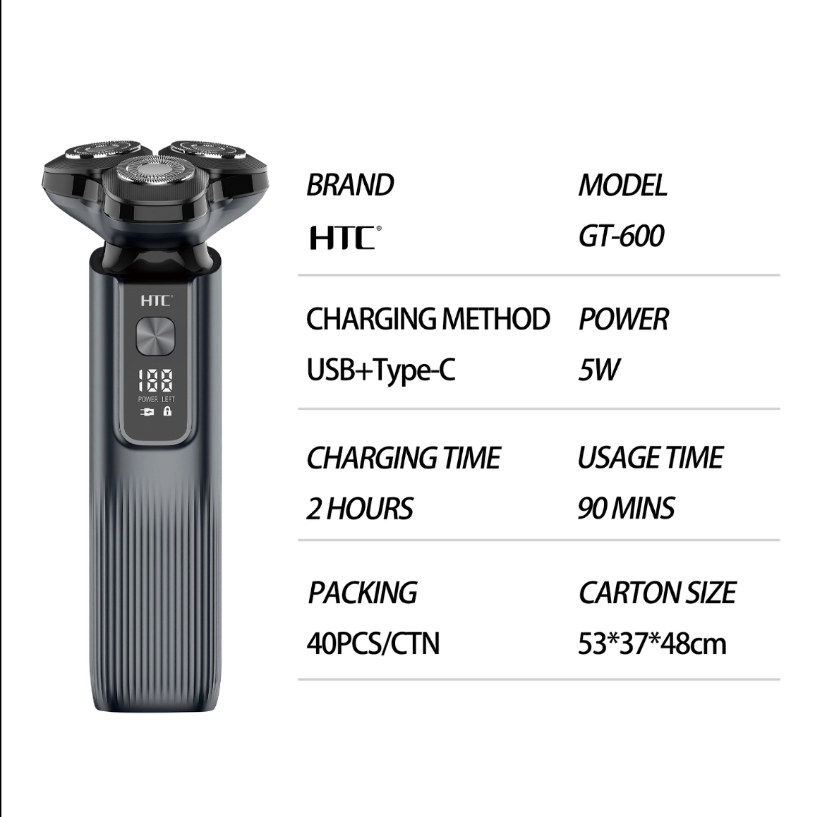 Tondeuse Professionnelle 10-en-1 HTC AT-1327