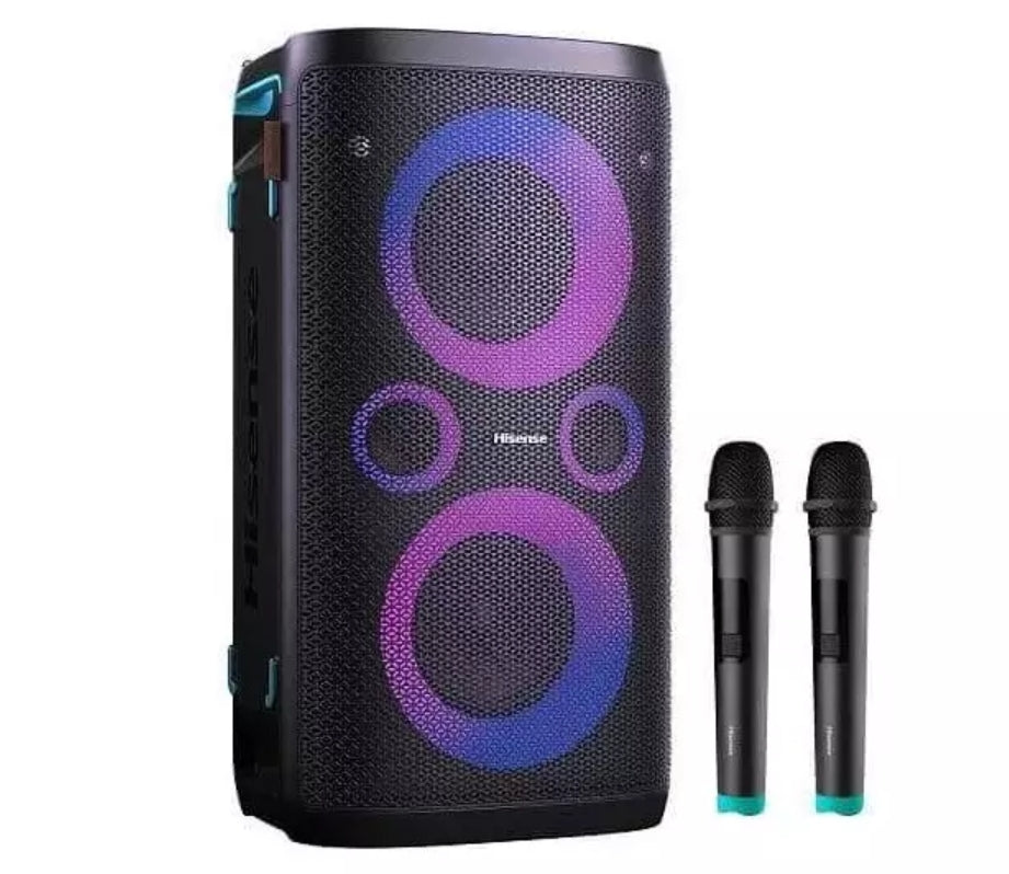 Haut-parleur Bluetooth Hisense Ultimate Rocker Starter, 300W, 15 heures d’autonomie, avec 2 micros