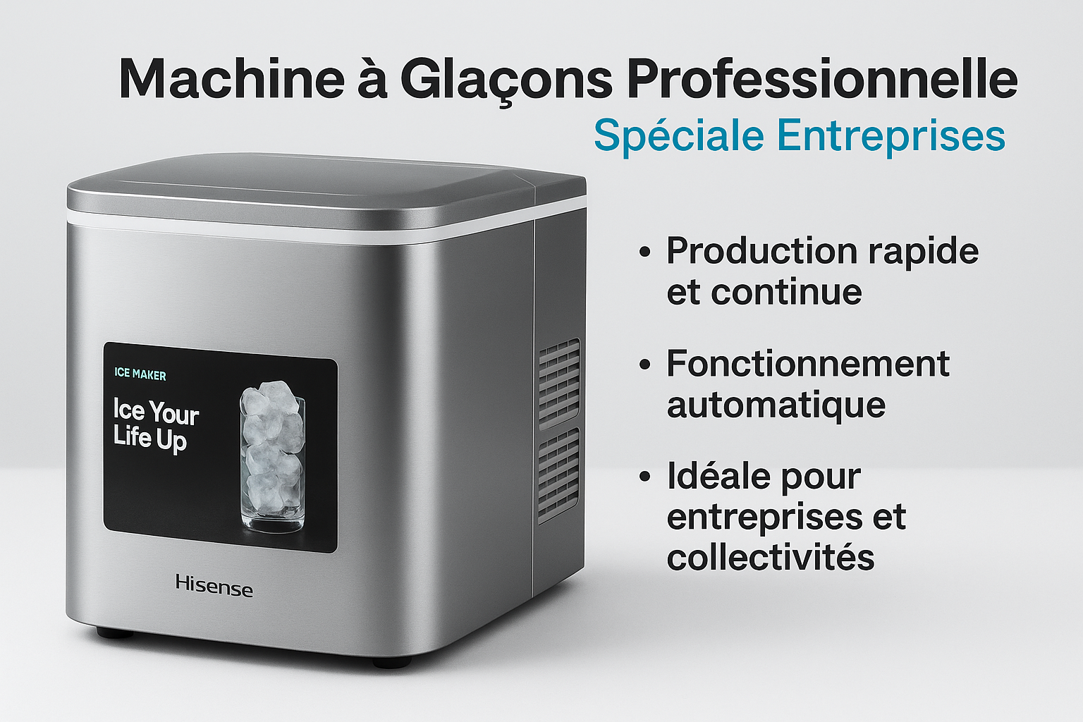 Machine à glace Pro: Votre Allié Glaçons Parfaits