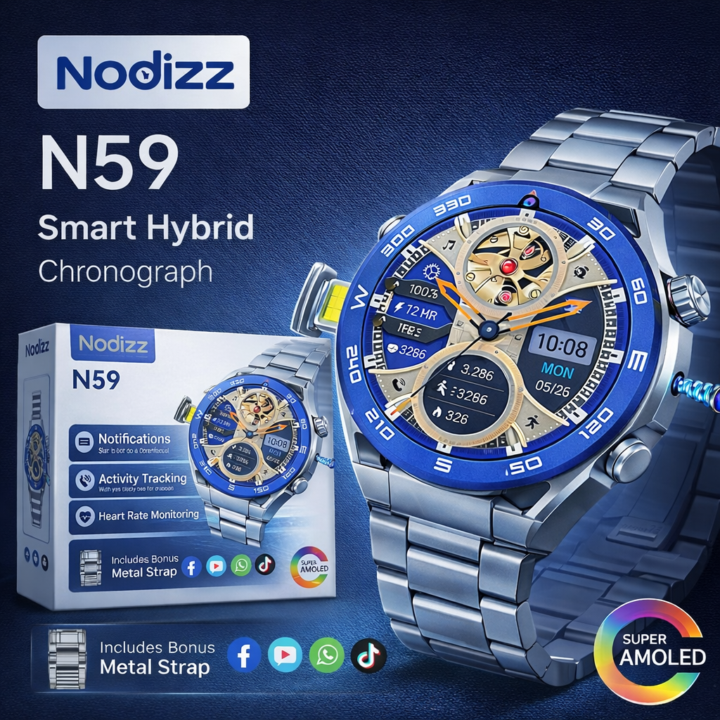 Nodizz N59 – Smart Hybrid Chronograph
