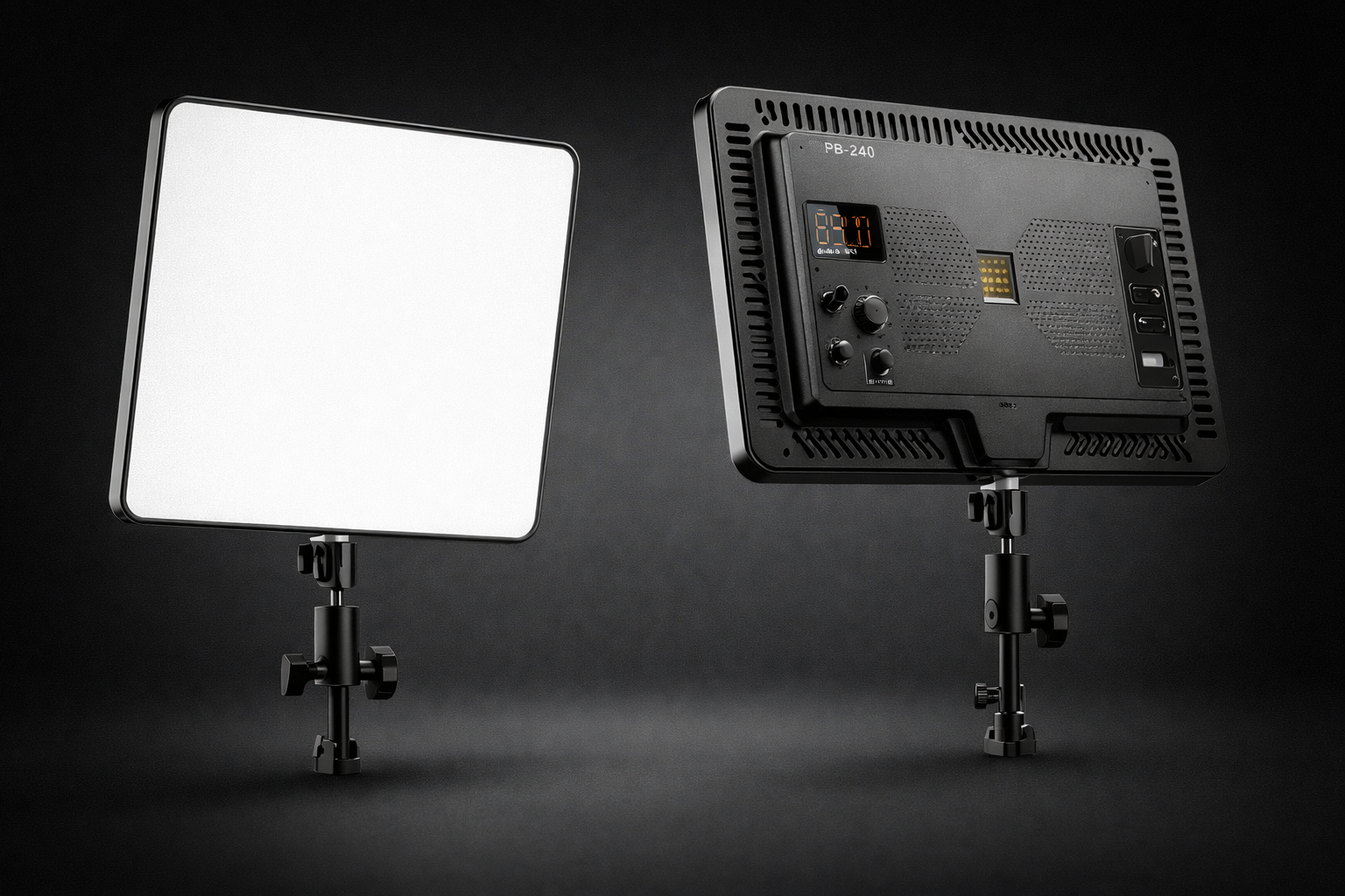 LED Fill Light PB-240 – Éclairage Professionnel Haute Performance