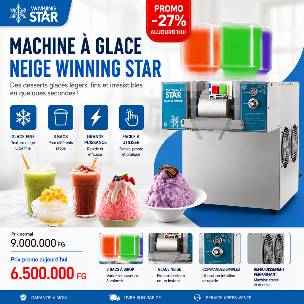 Machine à Glace Neige WINNING STAR