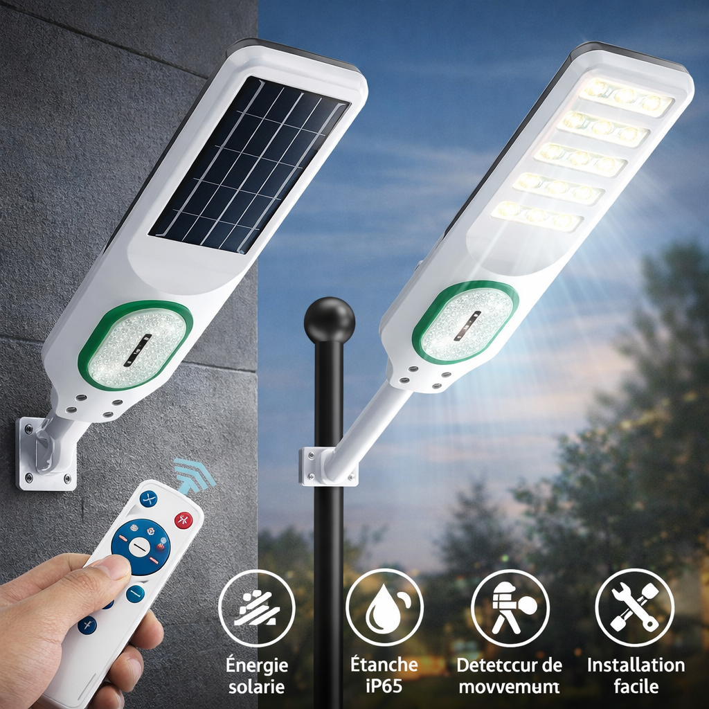 la Lampe Solaire Intelligente 400W: Éclairez Votre Monde
