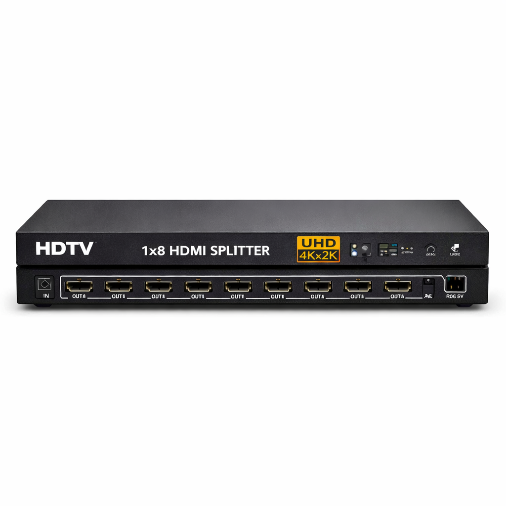 Prolongateur/Splitter HDTV 1X8 IP 200M : Solution de Diffusion Avancée