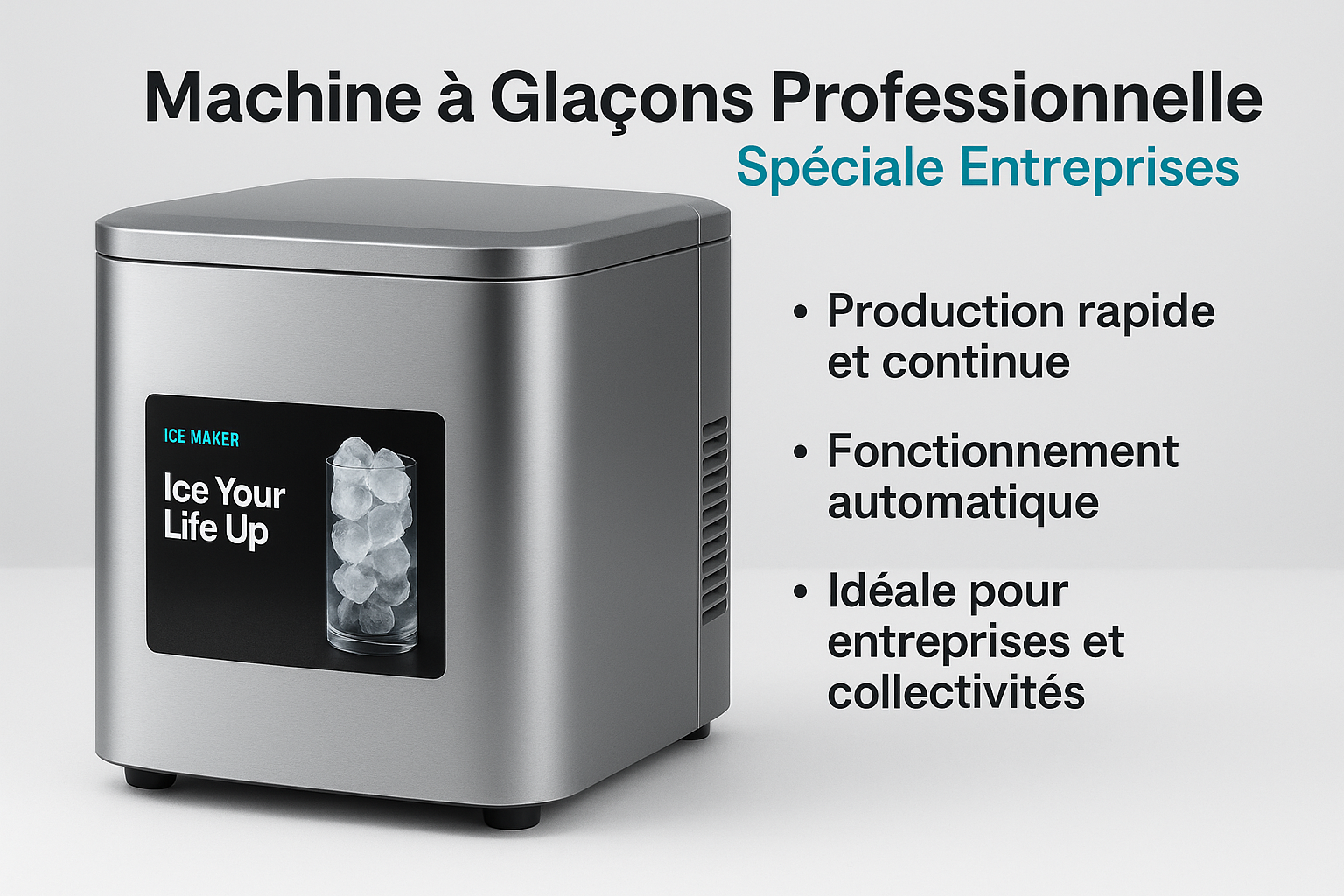 Machine à glace Pro: Votre Allié Glaçons Parfaits