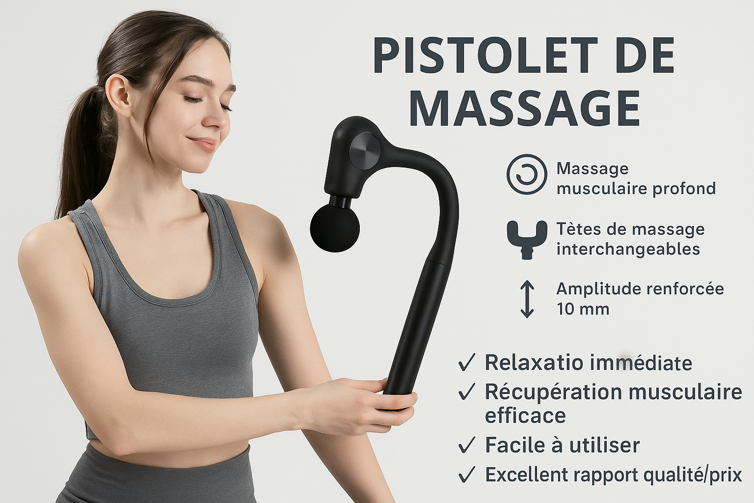 Marteau de Massage Thérapeutique : Soulagement Instantané de la Douleur