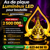 As de pique Lumineux LED pour Bouteilles: Sublimez Vos Soirées