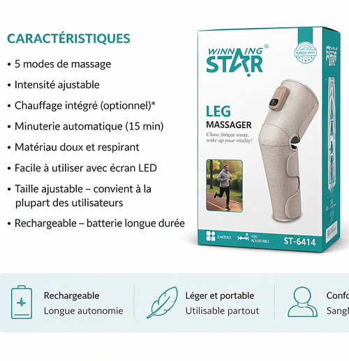 Le Masseur à Compression d'Air Ultime: Revitalisez Vos Jambes