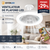 Ventilateur plafonné LED : L'Innovation 2-en-1 pour un Confort Optimal