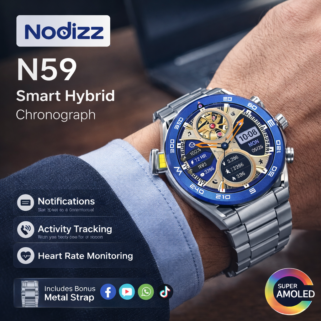 Nodizz N59 – Smart Hybrid Chronograph