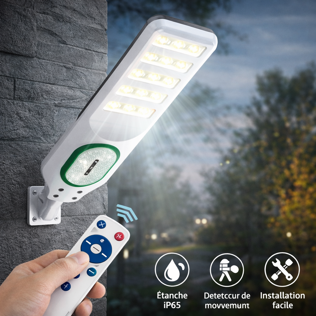 la Lampe Solaire Intelligente 400W: Éclairez Votre Monde