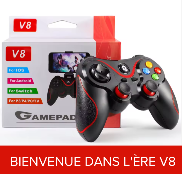 GAMEPAD V8: Du smartphone au PC — un seul contrôleur pour tout 👑