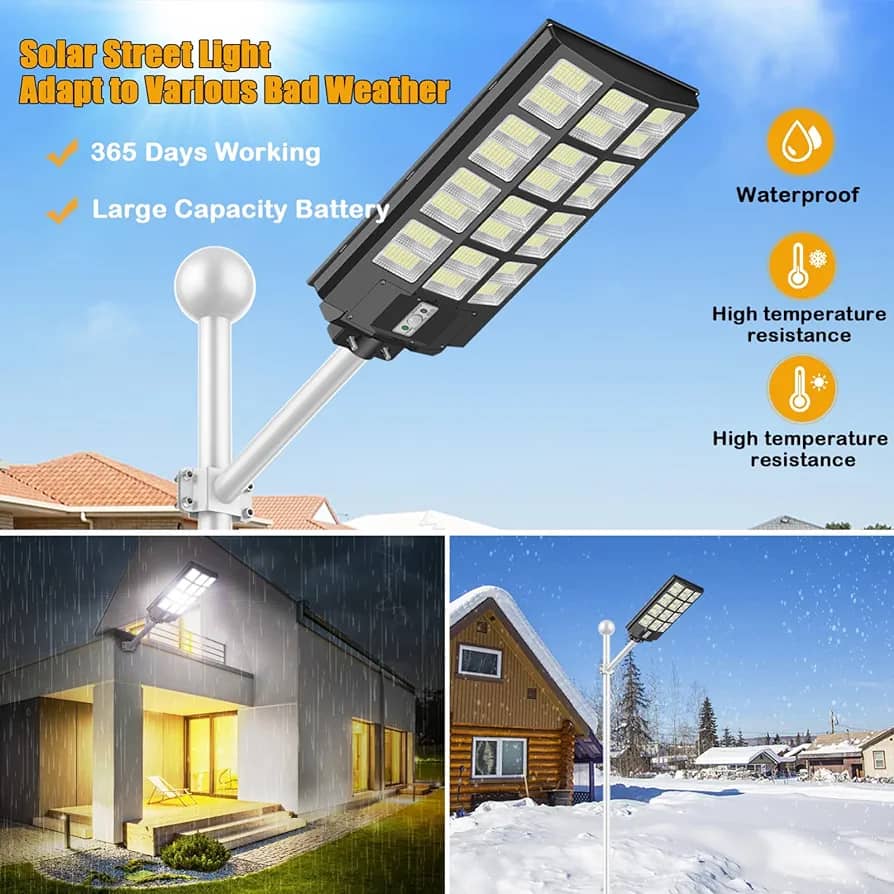 Lampe intélligente Solaire 400W: Illuminez Votre Monde