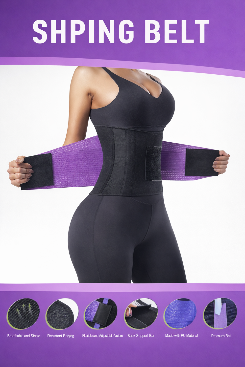 Ceinture Gainante: contrôle sueur Shapewear entraînement vêtements de sport Corset sous-vêtements