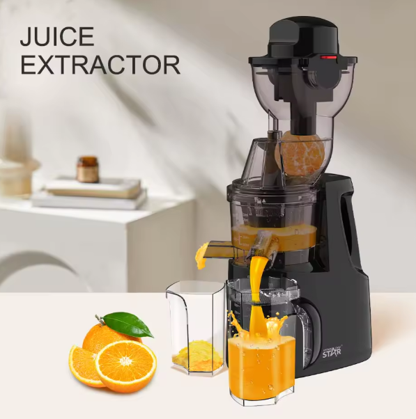 EXTRACTEUR DE JUS XXL 250W: jus frais, riches et savoureux… en quelques secondes seulement !