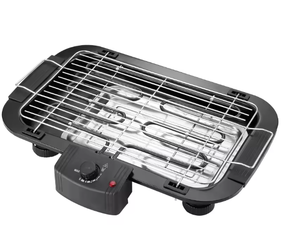 Grill électrique multifonction sans fumée domestique 2000W, plaque de cuisson pour barbecue d'intérieur, Machine à griller avec contrôle de la température