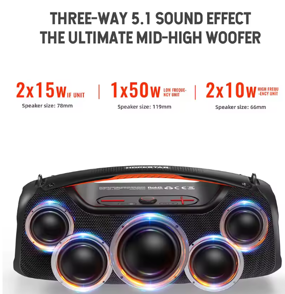 🔊 HOPESTAR A60 100W – La puissance sonore qui transforme chaque moment en fête