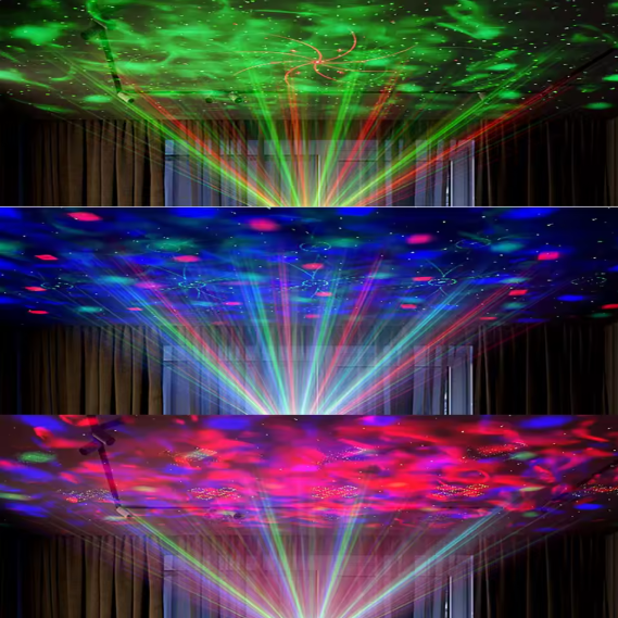 Projecteur Laser LED RGB avec Télécommande