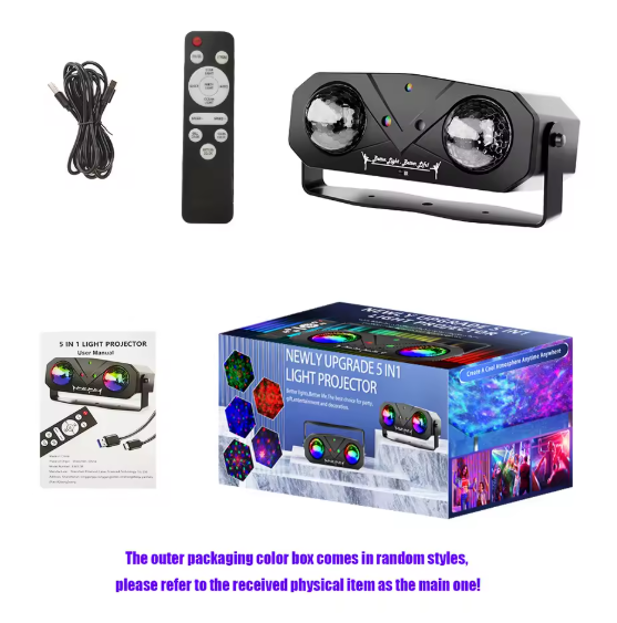 Projecteur Laser LED RGB avec Télécommande