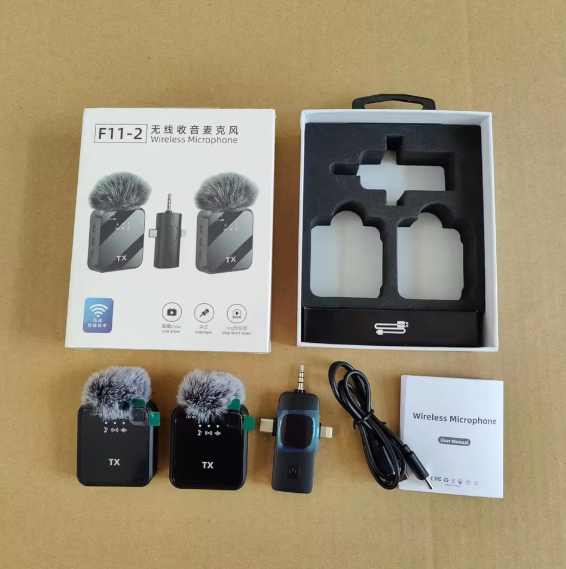 Micro Cravate Sans Fil Double TX F11-2