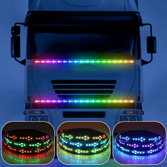 🚗 Bande LED Arrière Dynamique Multicolore pour Voiture