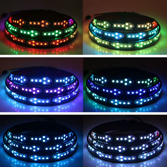 🚗 Bande LED Arrière Dynamique Multicolore pour Voiture