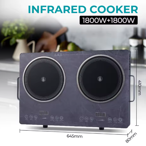 Plaque chauffante BO-228: La Solution de Cuisson Infrarouge Tactile